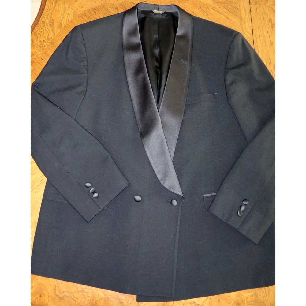 Vintage Christian Dior CUSTOM Tuxedo Jacket ~46R EXCELLENT CONDITION